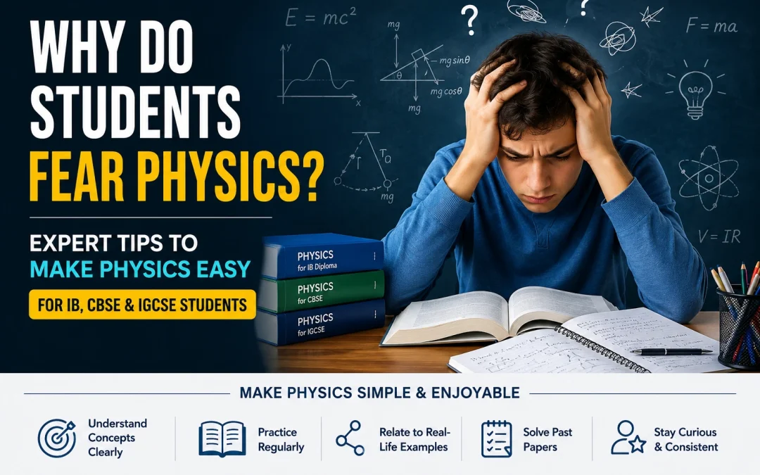 Why Do Students Fear Physics? Expert Tips to Make Physics Easy for IB, CBSE & IGCSE Students